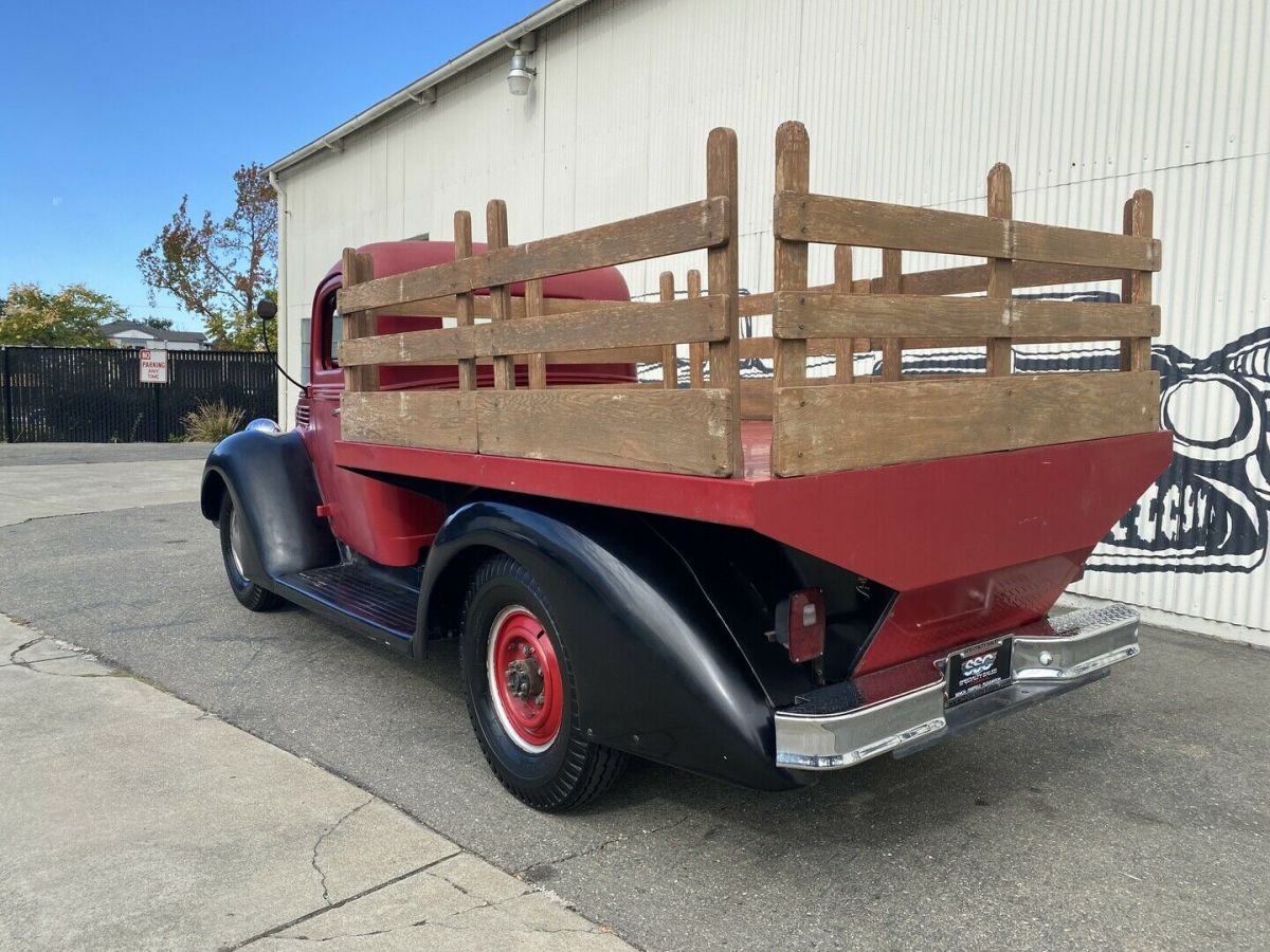 1938 Red Ford I ton Pi