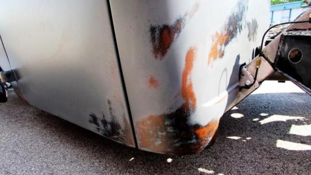 1938 Gray Ford Rat Rod --