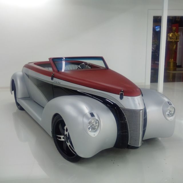 1938 Burgundy Ford A40 Convertible