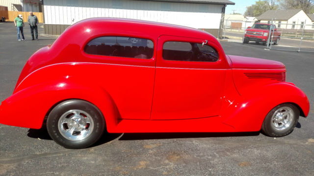 1938 Burgundy Ford STREET ROD Convertible