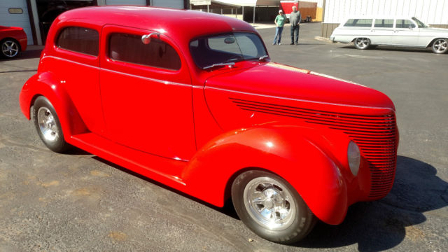 1938 Burgundy Ford STREET ROD Convertible