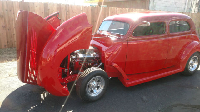 1938 Burgundy Ford STREET ROD Convertible