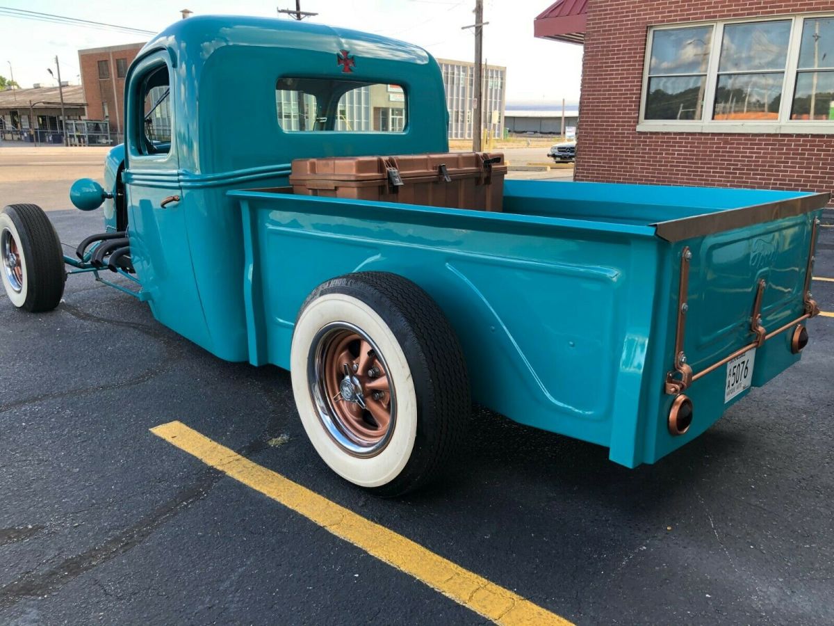1938 Turquoise Ford Other Pickups Cab & Chassis