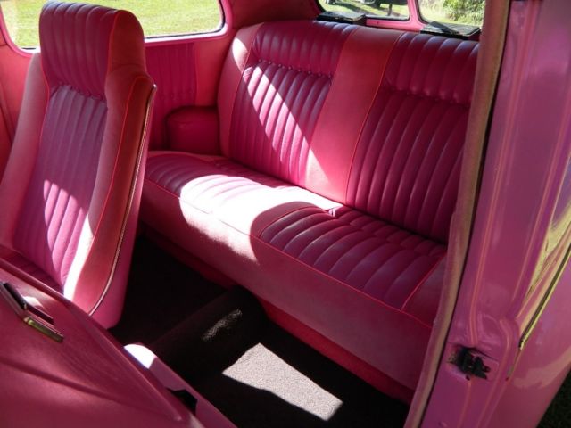 1938 Pink Ford Hot Rod Tudor Sedan Tudor