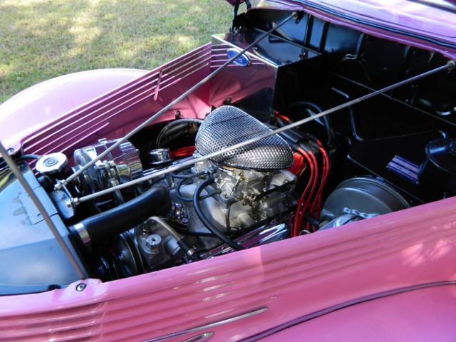 1938 Pink Ford Hot Rod Tudor Sedan Tudor