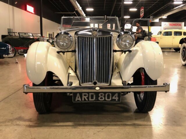 1938 Cream MG 1.5 VA tourer Roadster