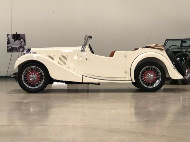 1938 Cream MG 1.5 VA tourer Roadster