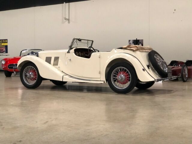 1938 Cream MG 1.5 VA tourer Roadster