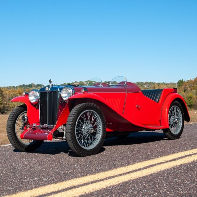 1938 Red MG T-Series