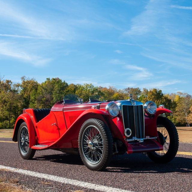 1938 Red MG T-Series
