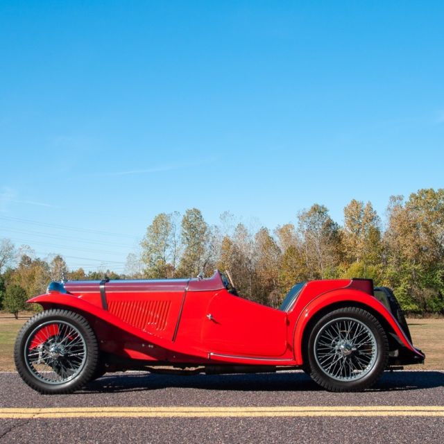1938 Red MG T-Series