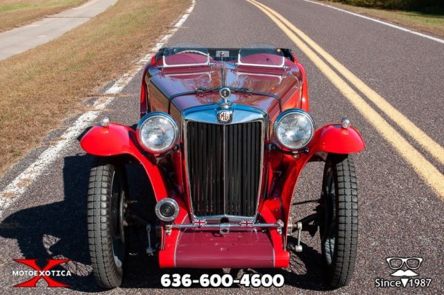 1938 Red MG T-Series