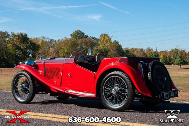 1938 Red MG T-Series