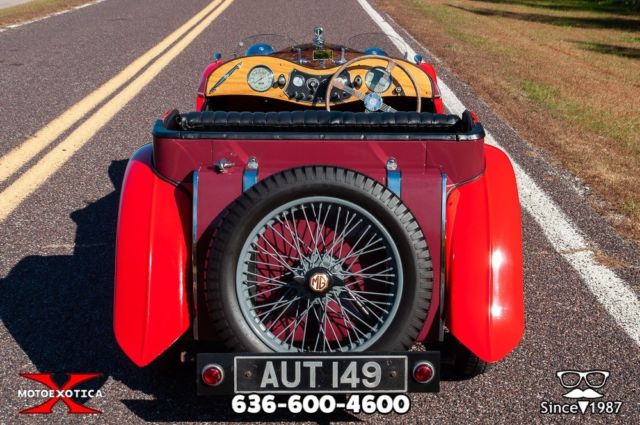 1938 Red MG T-Series