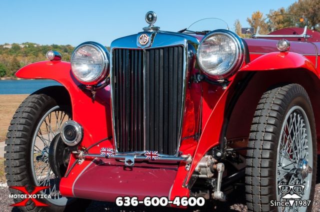 1938 Red MG T-Series