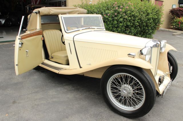 1938 CRACKERS AND CREAM MG TA Coupe