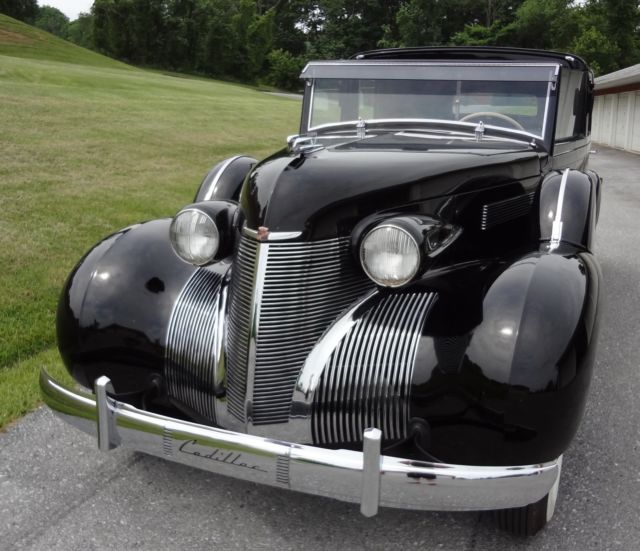 1939 Black/ Burgandy Cadillac 75 Town Car