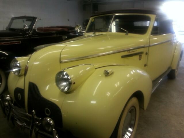 1939 Red Ford Model 48 Convertible