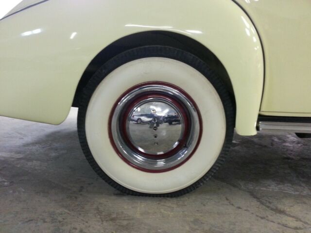 1939 Red Ford Model 48 Convertible