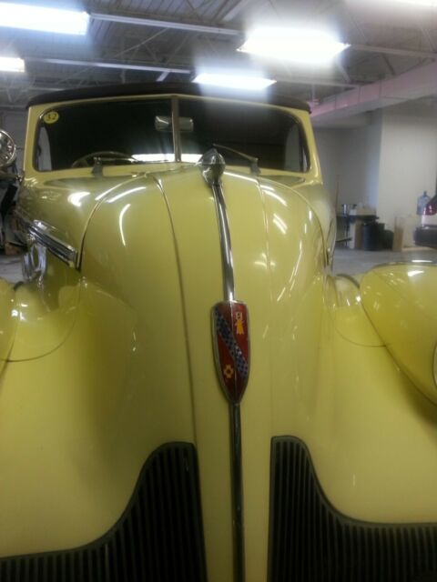 1939 Red Ford Model 48 Convertible