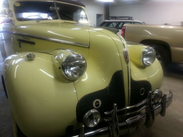 1939 Red Ford Model 48 Convertible