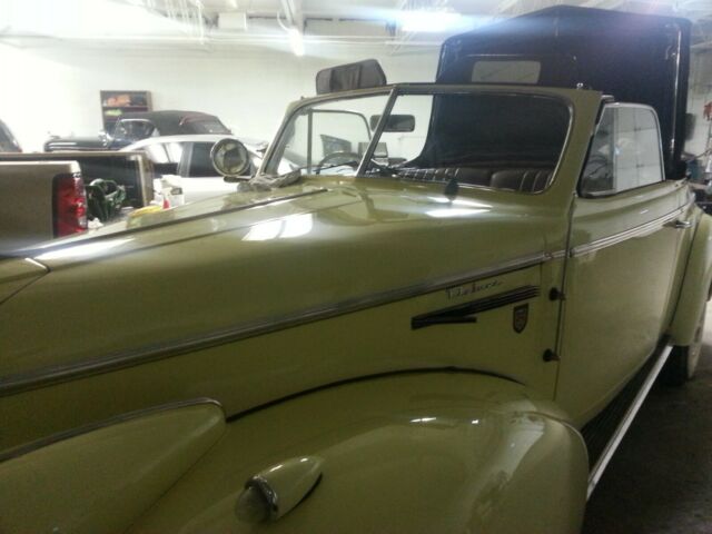 1939 Red Ford Model 48 Convertible