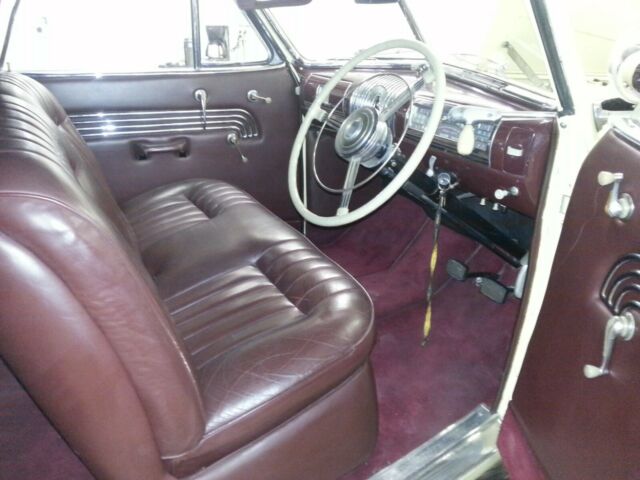 1939 Red Ford Model 48 Convertible