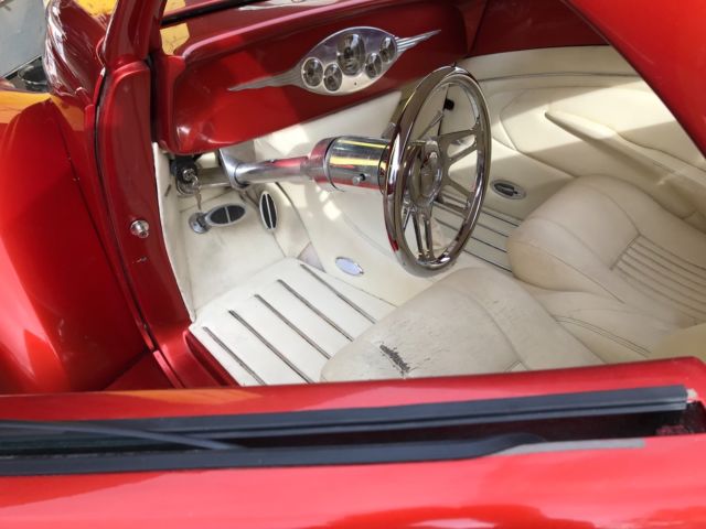 1939 Orange Ford 2-Door   3window Convertible