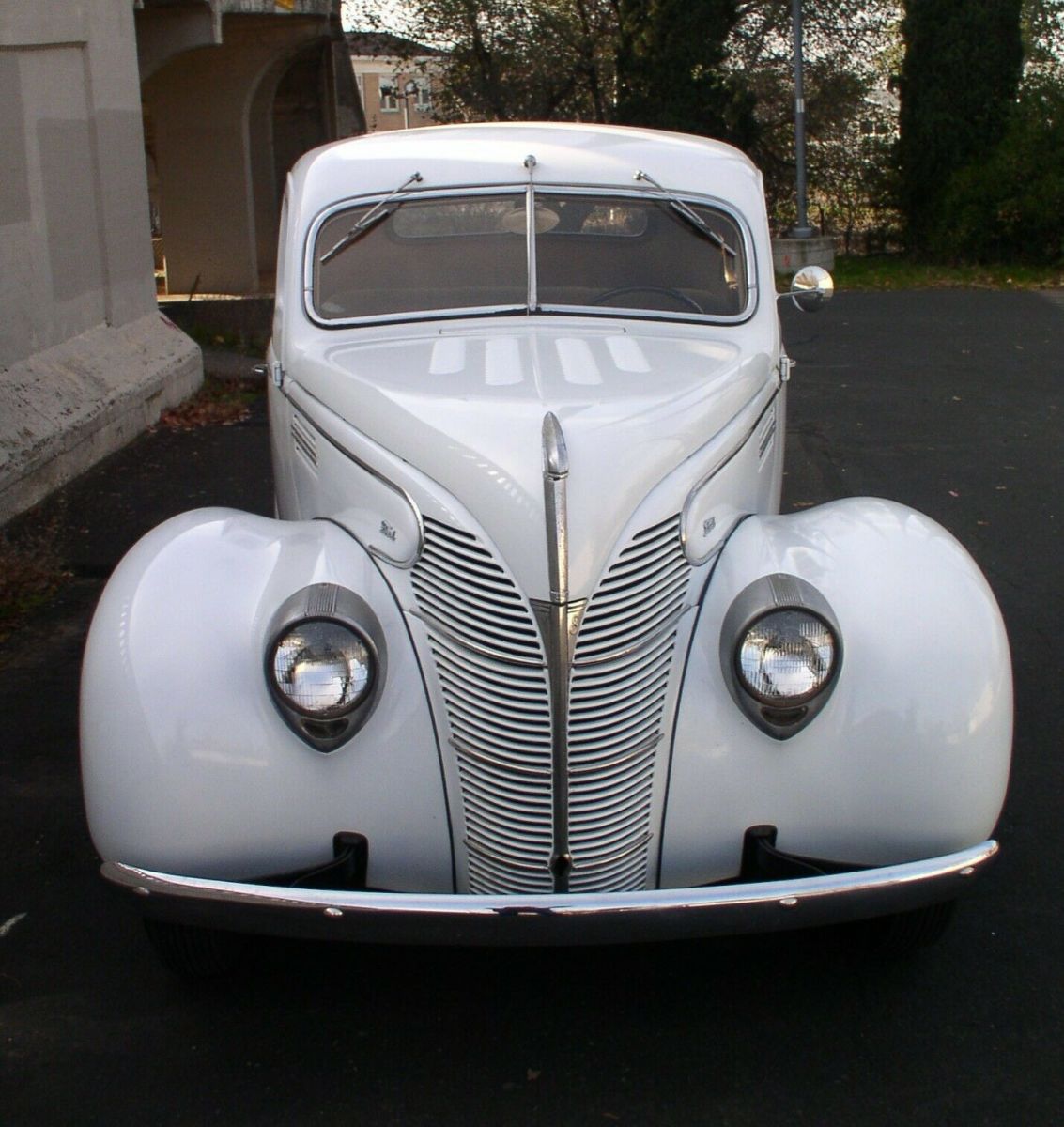 1939 White Ford Standard Coupe