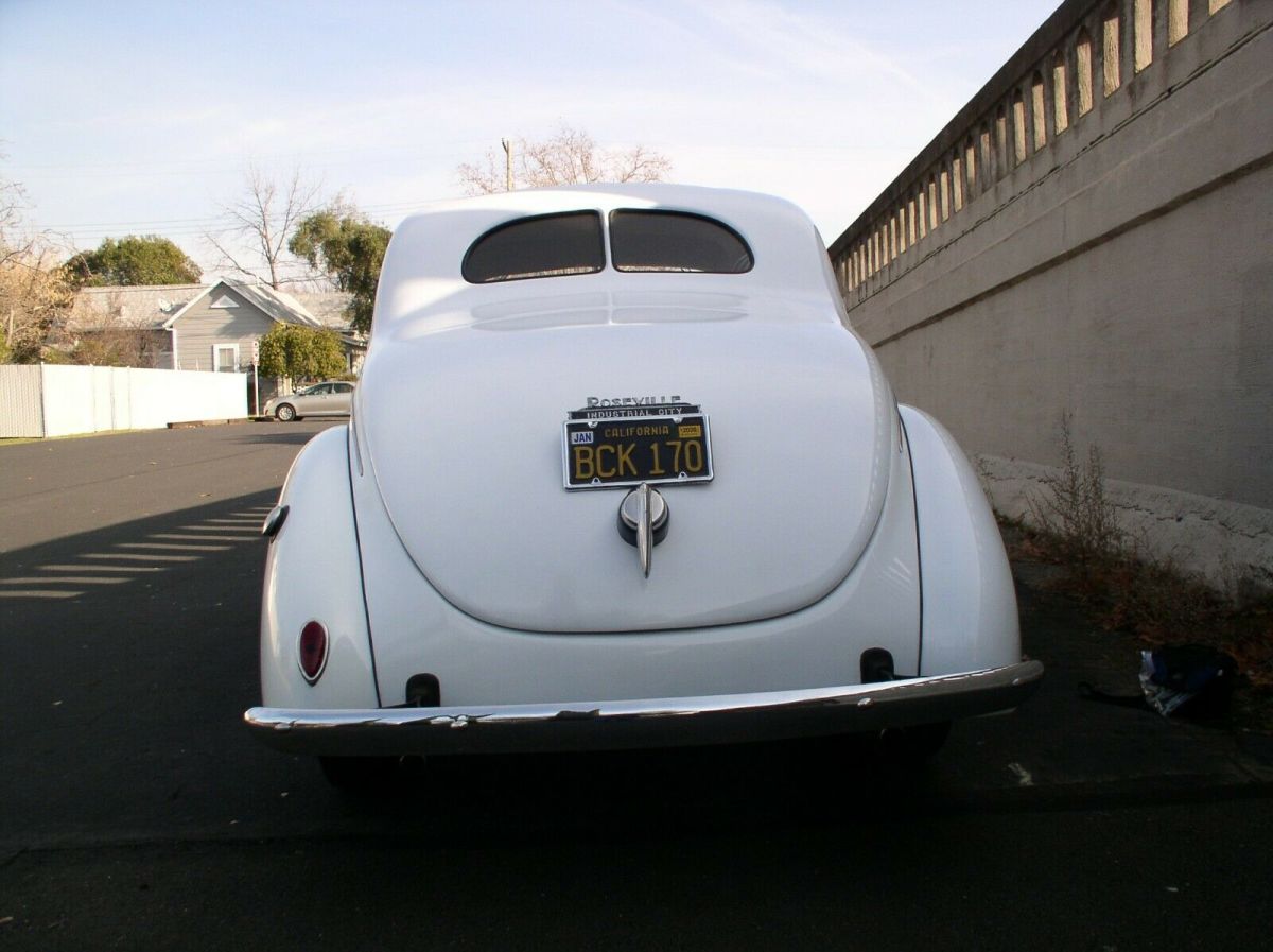 1939 White Ford Standard Coupe