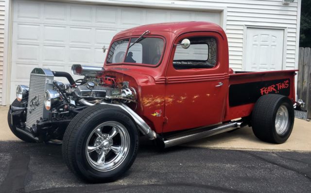 1939 Red Ford Other Standard Cab Pickup