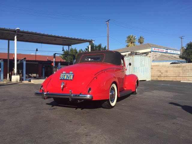 1939 Red Ford Other Convertible
