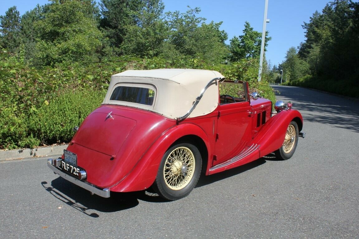1939 Red MG VA Drophead Coupe