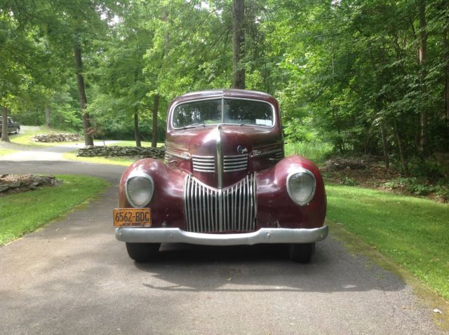 1939 Burgundy Chrysler Royal Sedan