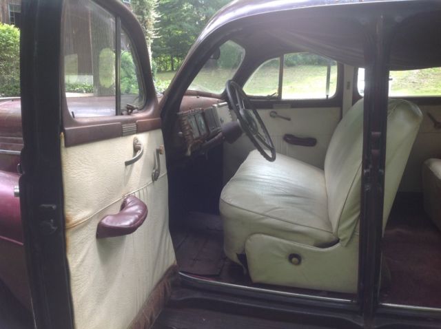 1939 Burgundy Chrysler Royal Sedan