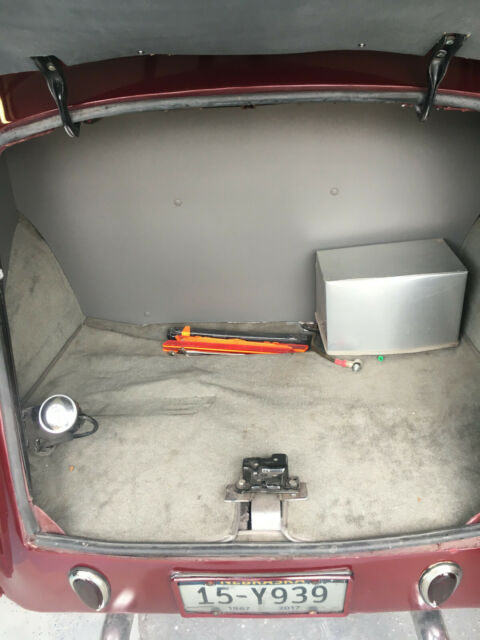 1939 Red Ford Standard sedan