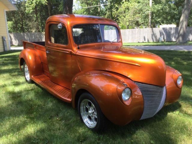 1940 Orange Ford Other Standard Cab Pickup