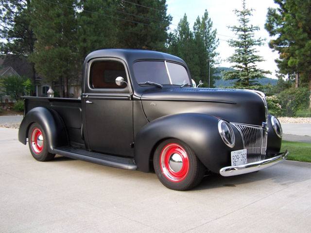 1940 Satin Black Ford Other Standard Cab Pickup