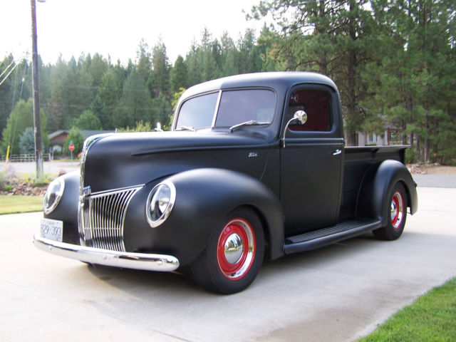1940 Satin Black Ford Other Standard Cab Pickup