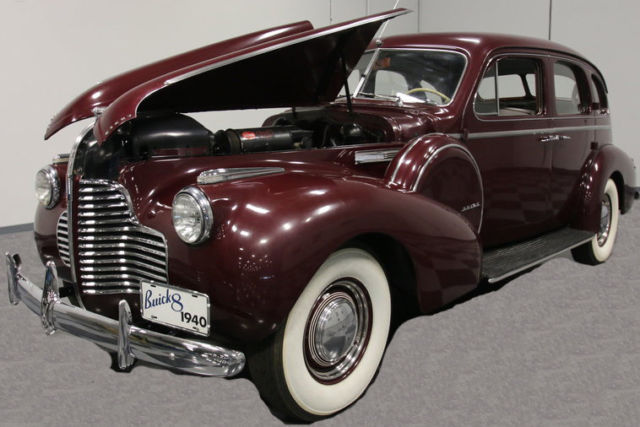 1940 Burgundy Buick Other Sedan