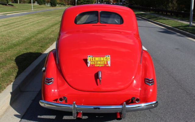 1940 Red Ford street rod Coupe