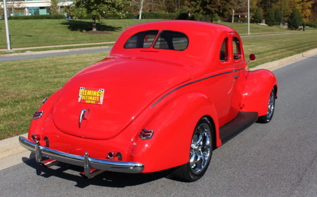 1940 Red Ford street rod Coupe