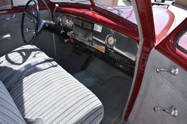 1940 Maroon Buick Century Sedan