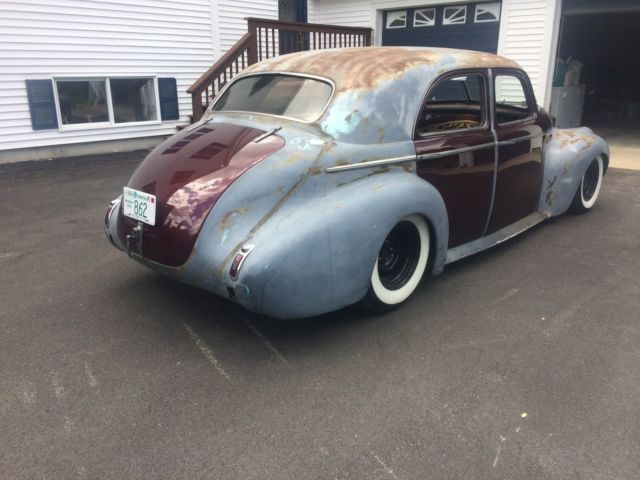 1940 Burgundy Buick Rat Rod, Hot Rod, Antique 4 door