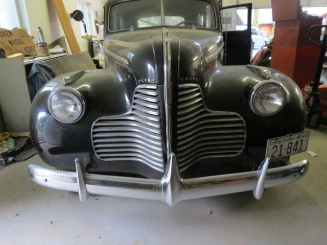 1940 Black Buick Series 40 Extended Passenger Van
