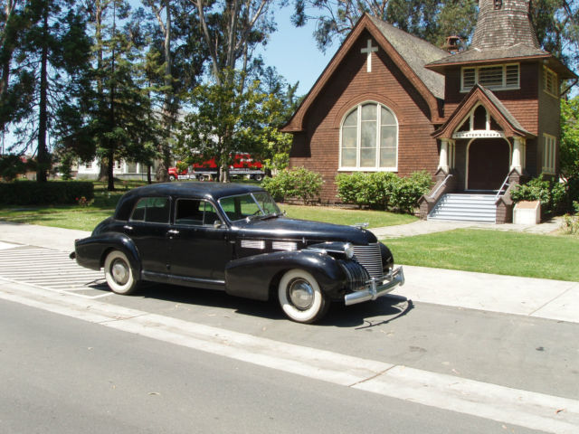 1940 Black Cadillac Other 4 door sedan