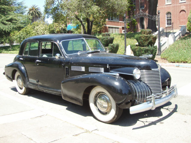 1940 Black Cadillac Other 4 door sedan