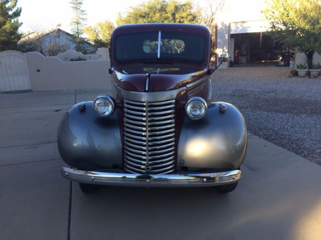 1940 silver and maroon Chevrolet Other Pickups Pickup Truck