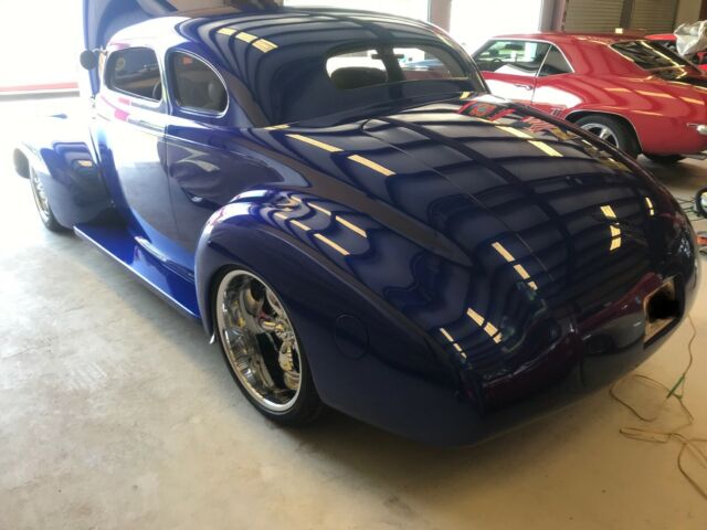 1940 Blue Chevrolet Street Rod Coupe