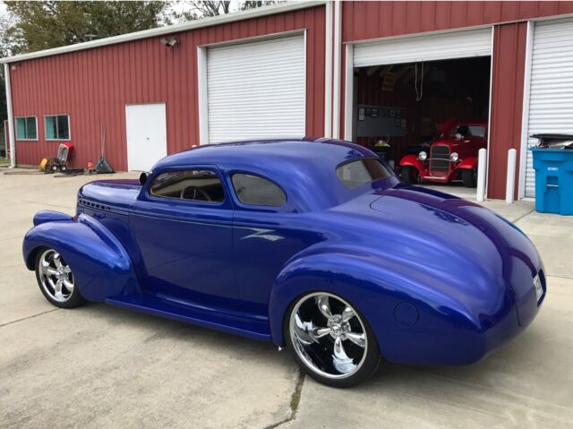 1940 Blue Chevrolet Street Rod Coupe
